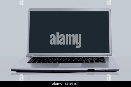 laptop isolated over white background Stock Photo