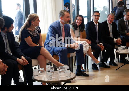 Madrid, Spain. 29th June, 2018. King Felipe during the princess of Gerona awards 2017 in Gerona, Spain June29, 2017. Credit: Jimmy Olsen/Media Punch ***No Spain***/Alamy Live News Stock Photo