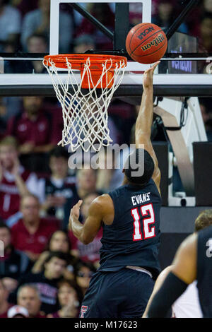 Texas Tech guard Keenan Evans loses the ball in front of Iowa State ...