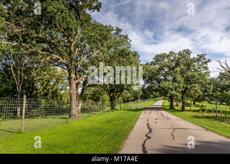 Public park located close to Waterloo, Iowa. Stock Photo