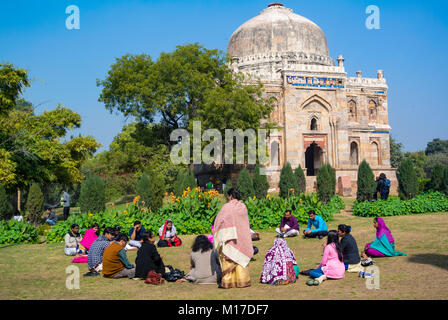 Lodi garden New Delhi India Stock Photo