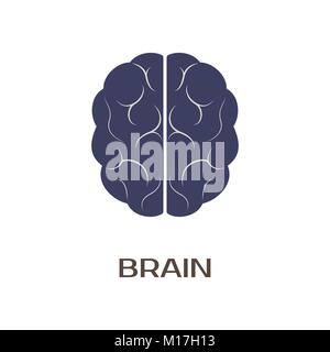 Logotype of brain. vector illustration Stock Vector