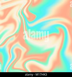 Vector abstract holographic background 70s. Colorful texture in blur pastel color design. Vector background for your design Stock Vector