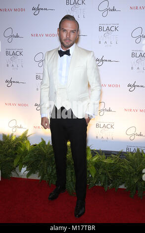 Las Vegas, NV, USA. 27th Jan, 2018. 27 January 2018 - Las Vegas, Nevada - Matt Goss. Nevada Ballet Theatre presents the 34th annual Black & White Ball, honoring Giada De Laurentiis as its 2018 'Woman of the Year'' at The Wynn Las Vegas. Photo Credit: MJT/AdMedia Credit: Mjt/AdMedia/ZUMA Wire/Alamy Live News Stock Photo