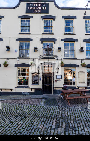 The Ostrich harbourside pub, Bristol, UK. Stock Photo