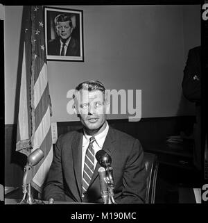 Attorney General, Robert F. Kennedy.  October 5, 1961. Stock Photo