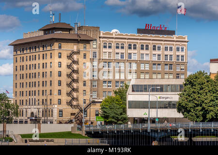 Photographed in downtown of Waterloo, Iowa. Stock Photo