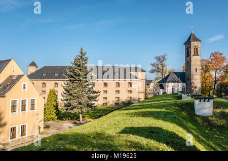 Former barracks at the Koenigstein Fortress, Saxony, Germany Stock Photo