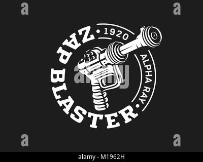 It's a vector illustrationn depicting a vintage raygun blaster Stock Vector