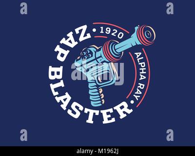 It's a vector illustrationn depicting a vintage raygun blaster Stock Vector