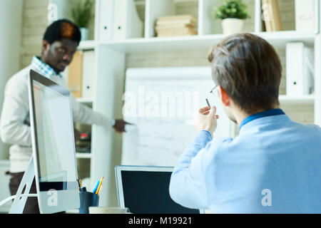 IT Programmers Working on Project Stock Photo