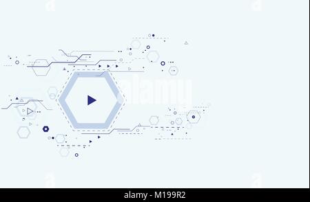 Abstract technology background Stock Vector