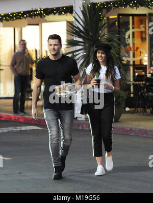 Mark Wright and wife Michelle Keegan gets a quick fix at starbucks in Bel Air Ca.  Featuring: Mark Wright, Michelle Keegan Where: Bel Air, California, United States When: 29 Dec 2017 Credit: WENN Stock Photo