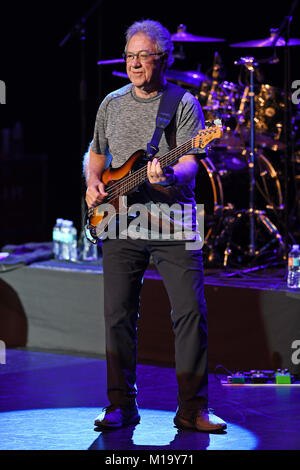 Coral Springs FL, USA. 28th Jan, 2018. Stu Cook and Doug Clifford of Creedence Clearwater Revisited perform at Coral Springs Center for the Arts on January 28, 2018 in Coral Springs, Florida. Credit: Mpi04/Media Punch/Alamy Live News Stock Photo