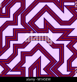 abstract vector background with stripes pattern - red and violet Stock Vector