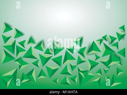 design vector of multiple triangle shapes with color and texture effect for background Stock Vector