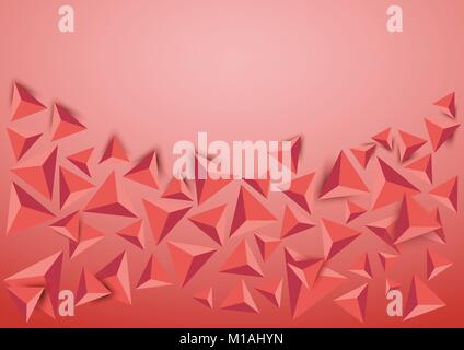 design vector of multiple triangle shapes with color and texture effect for background Stock Vector