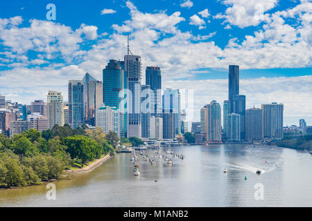 Brisbane CBD in daytime Stock Photo