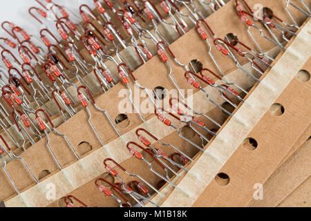 different radio electronic components Stock Photo