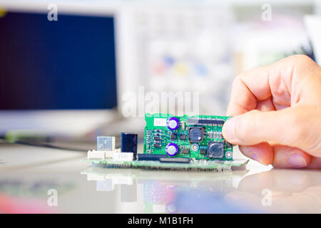 develop of electronics device Stock Photo