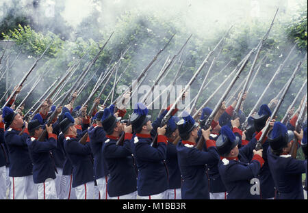 The Netherlands. Sint Geertruid. Annual festival of local rifle club. Stock Photo