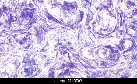 Beautiful curly violet-colored marble. Abstract texture and background. 2D illustration Stock Photo
