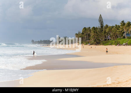 Banzai Pipeline of Northshore, O'ahu Stock Photo