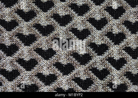 black fabric with patterns from other colors Stock Photo