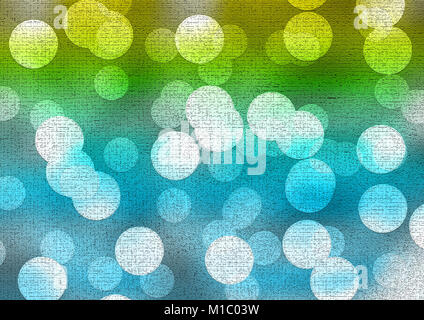 Brighly coloured Bokeh pattern, background, circles Stock Photo