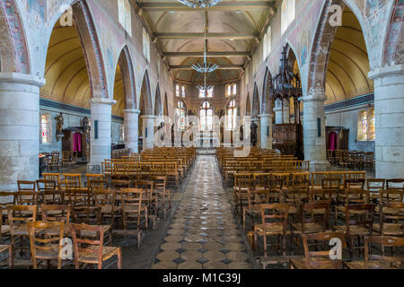 St. Leonard's Church at Honfleur, Calvados, Normandy, France, Europe. Stock Photo