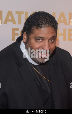 New York, NY, USA. 29th Jan, 2018. Honoree, Minister, NAACP Leader Reverend Dr. William J. Barber II attends the National CARES Mentoring Movement's third annual For The Love Of Our Children Gala on January 29, 2018 in New York City. Credit: Raymond Hagans/Media Punch/Alamy Live News Stock Photo