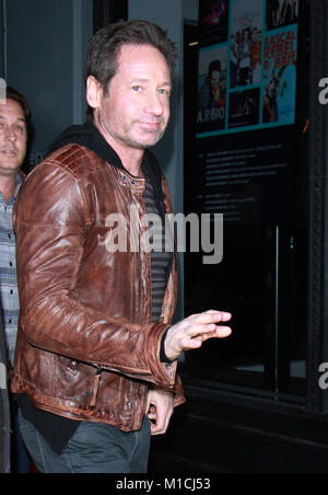 New York, NY, USA. 29th Jan, 2018. David Duchovny at Build Series promoting new season of X-Files and new music CD in New York City.January 29, 2018. Credit: RW/MediaPunch Credit: MediaPunch Inc/Alamy Live News Stock Photo
