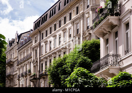 Hausfassade in Baden-Baden Stock Photo