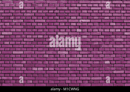 radiant orchid brick wall background Stock Photo