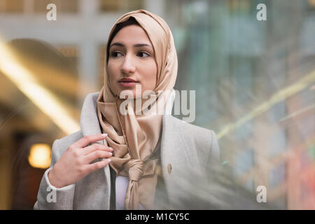 Young woman in hijab Stock Photo