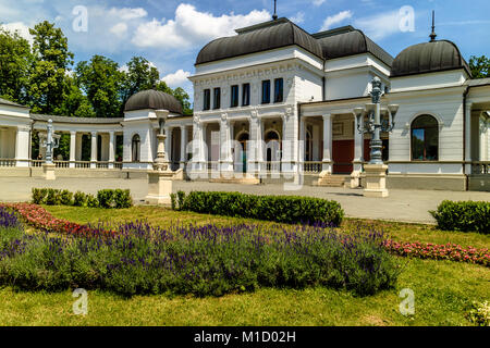 Building casino in Simion Barnutiu Central Park, Cluj-Napoca, Romania. June 2017. Stock Photo