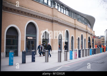 Railway station London Bridge Stock Photo