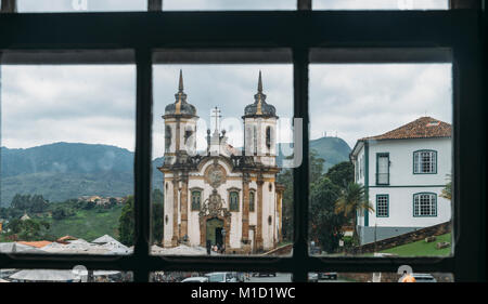 Church in Ouro Preto, Minas Gerais, Brazil Stock Photo