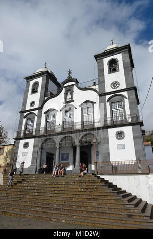 Church of Nossa Senhora do Monte, Monte, Funchal, Madeira, Portugal, Kirche ´Nossa Senhora Do Monte´ Stock Photo
