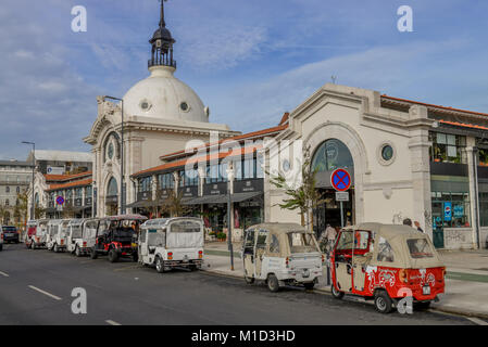 Market hall 'Mercado', Avenida 24 de Julho da Ribeira, Lisbon, Portugal, Markthalle ´Mercado da Ribeira´, Avenida 24 de Julho, Lissabon Stock Photo