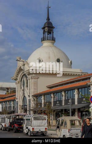 Market hall 'Mercado', Avenida 24 de Julho da Ribeira, Lisbon, Portugal, Markthalle ´Mercado da Ribeira´, Avenida 24 de Julho, Lissabon Stock Photo