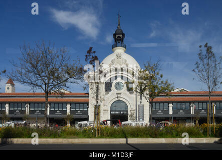 Market hall 'Mercado', Avenida 24 de Julho da Ribeira, Lisbon, Portugal, Markthalle ´Mercado da Ribeira´, Avenida 24 de Julho, Lissabon Stock Photo