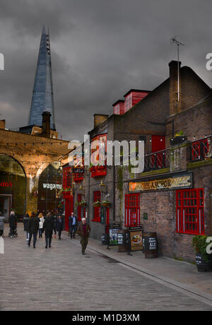 The Anchor pub on the South Bank, London Stock Photo