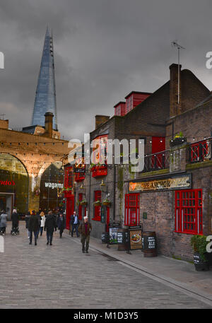 The Anchor pub on the South Bank, London Stock Photo