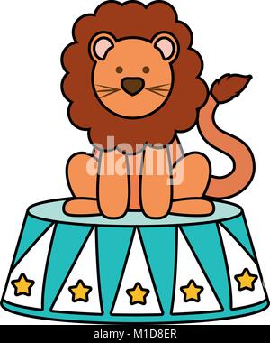 lion vector illustration Stock Vector