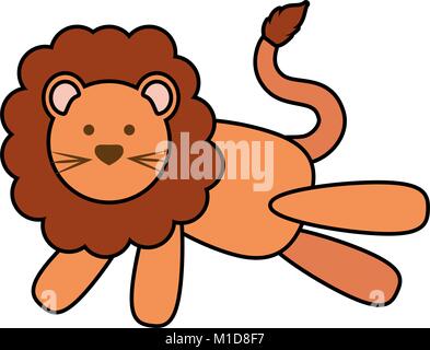 lion vector illustration Stock Vector