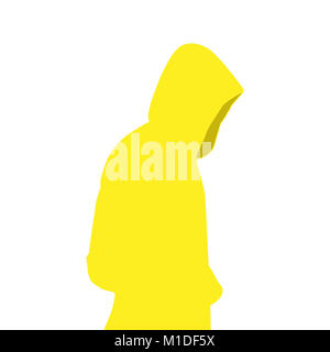 Man in the hood , vector Stock Photo