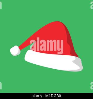 Christmas Elf Hat Vector Graphic Illustration Sign Symbol Design Stock Vector