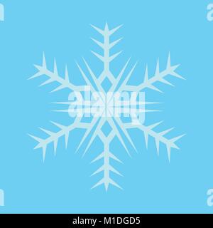 Snowflake Sharp Vector Graphic Illustration Sign Symbol Design Stock Vector