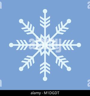 Thin Snowflake Vector Graphic Illustration Sign Symbol Design Stock Vector